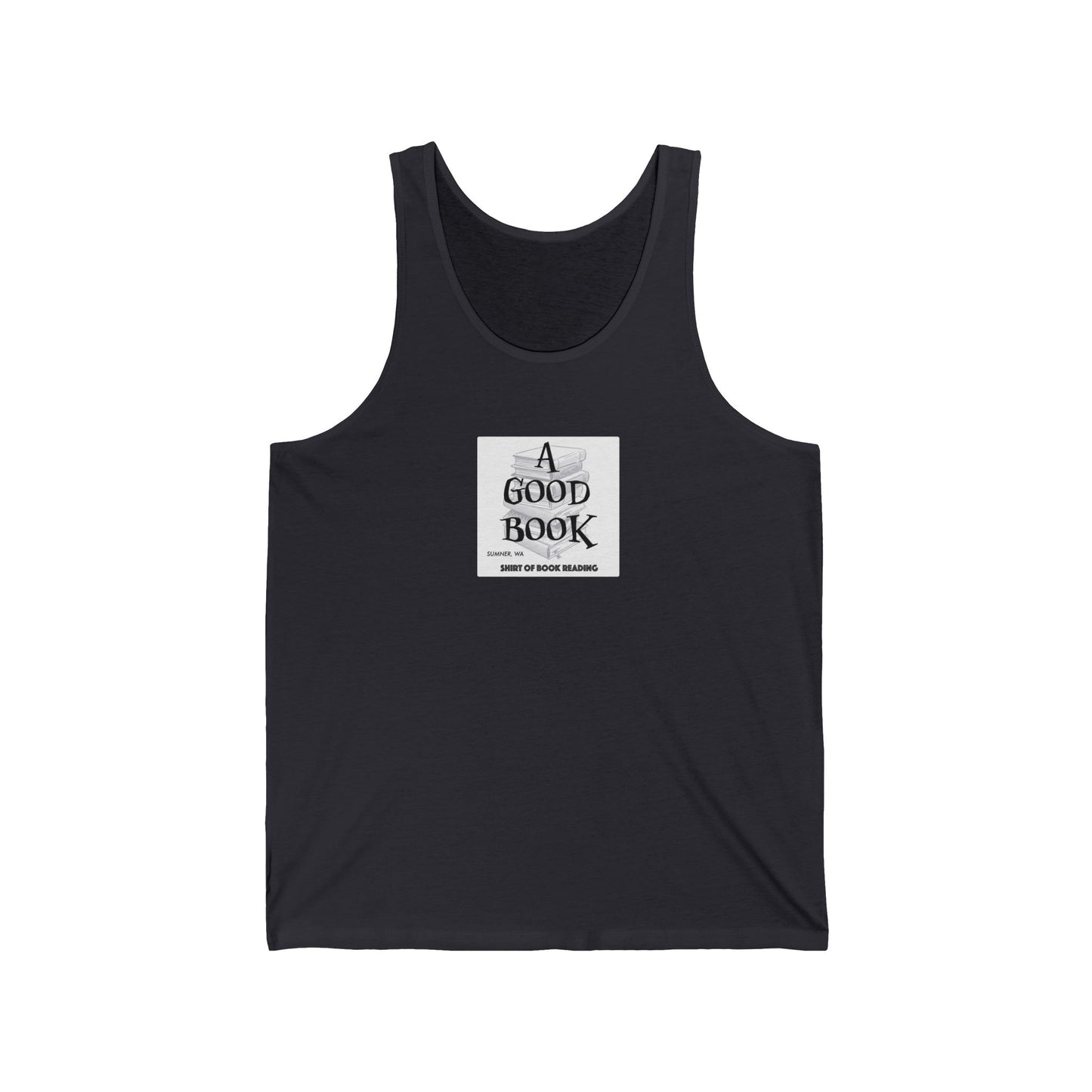 A Good Book tank t-shirt of Book Reading