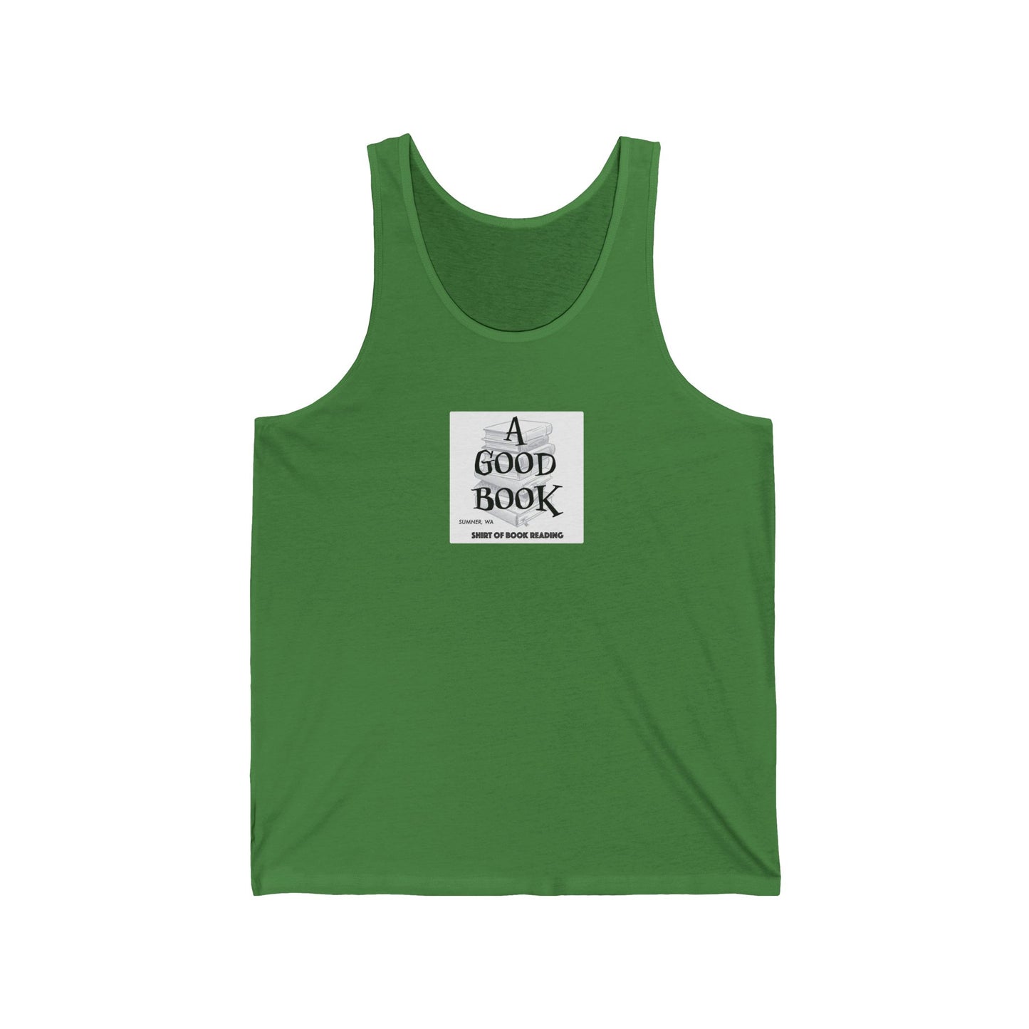 A Good Book tank t-shirt of Book Reading