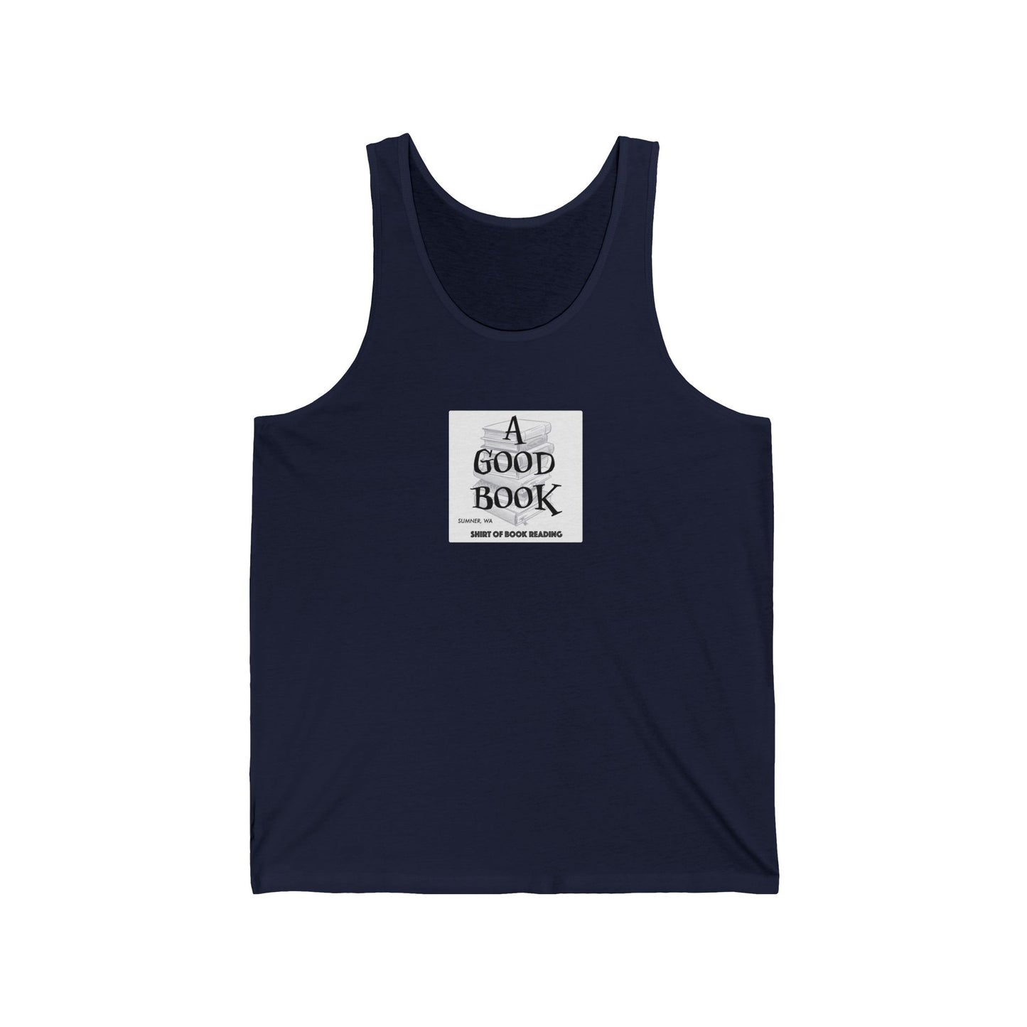 A Good Book tank t-shirt of Book Reading